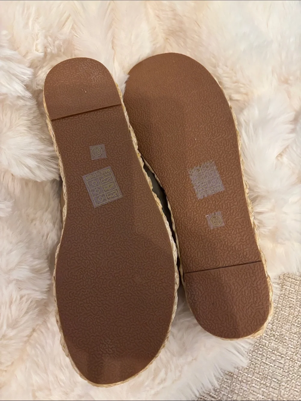ShuShop Metallic Gold Wedge Slide Sandals